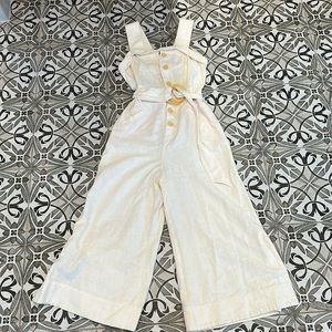 NWOT Anthropologie Linen Jumpsuit